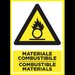 Placuta pentru materiale combustibile combustible materials